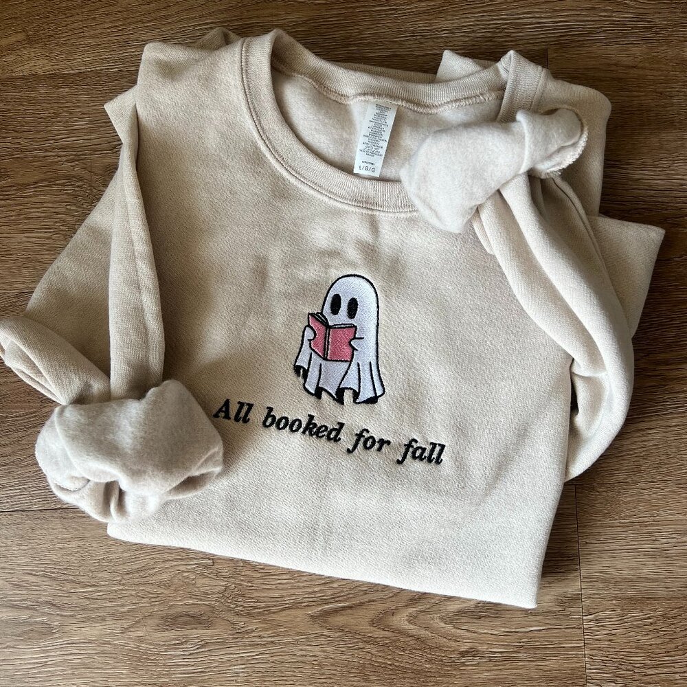 All Booked For Fall Crewneck